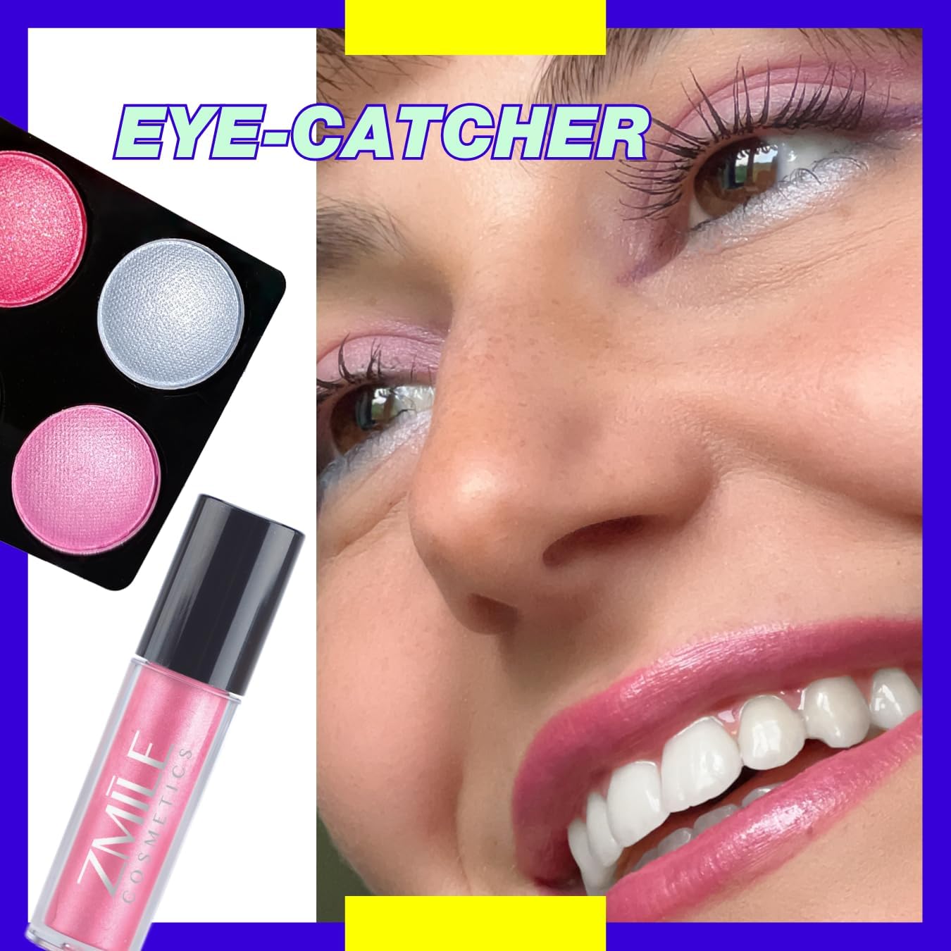 ZMILE Cosmetics Make-upkoffer 'Eye-Catcher' veganistische cosmetica, roze
