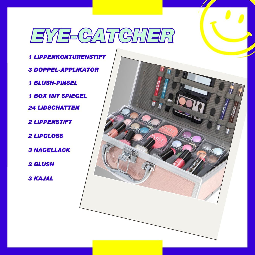 ZMILE Cosmetics Make-upkoffer 'Eye-Catcher' veganistische cosmetica, roze